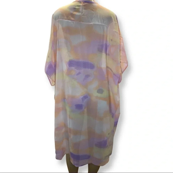 Live 4 Truth Size 2X Pastel Multi Color Swimsuit  Cover Up New - Picture 3 of 4